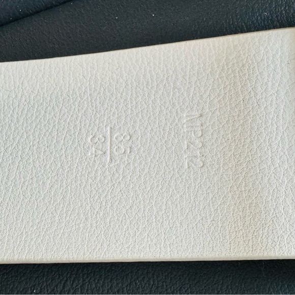 Louis Vuitton Leather and Silver Metal Buckle Belt- Size 85 - Picture 6 of 6